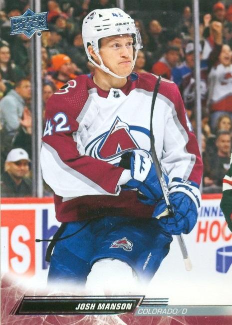 Josh Manson #537 Colorado Avalanche | 2022-23 Upper Deck | NHL Trading Card