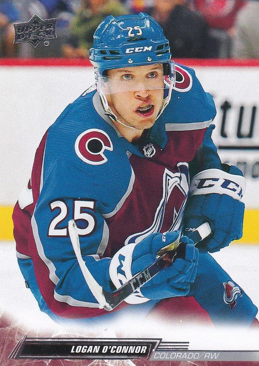 Logan O'Connor #538 Colorado Avalanche | 2022-23 Upper Deck | NHL Trading Card