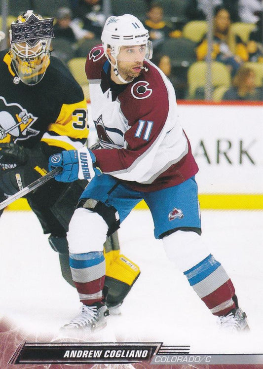 Andrew Cogliano #539 Colorado Avalanche | 2022-23 Upper Deck | NHL Trading Card