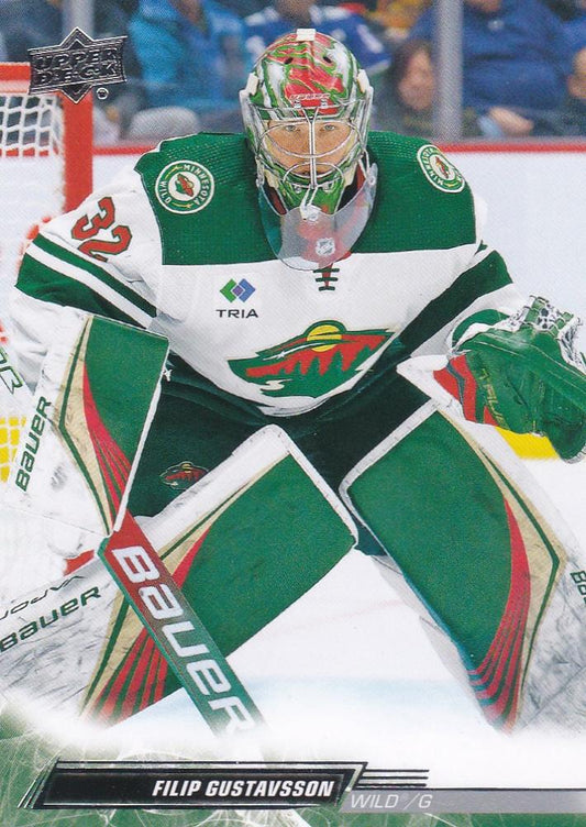 Filip Gustavsson #569 Minnesota Wild | 2022-23 Upper Deck | NHL Trading Card