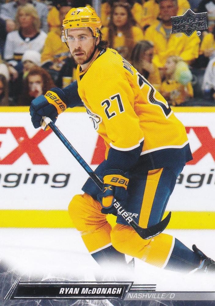 Ryan McDonagh #578 Nashville Predators | 2022-23 Upper Deck | NHL Trading Card