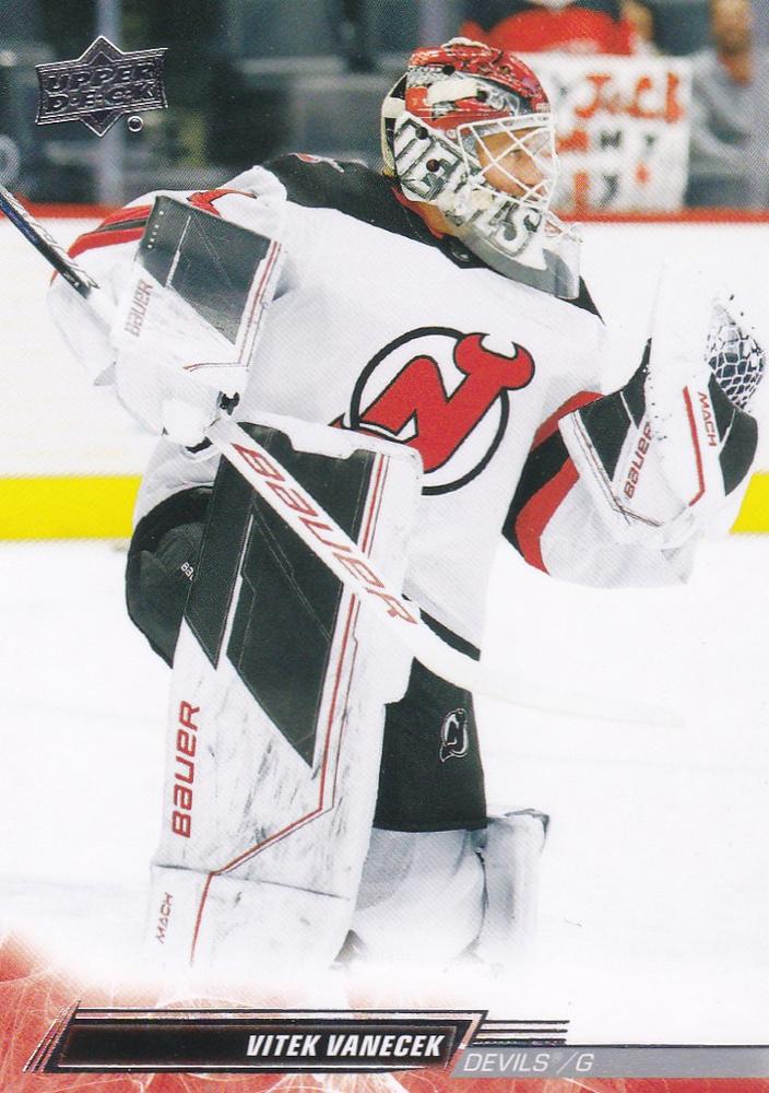 Vitek Vanecek #581 New Jersey Devils | 2022-23 Upper Deck | NHL Trading Card