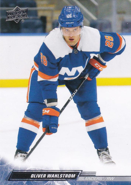 Oliver Wahlstrom #589 New York Islanders | 2022-23 Upper Deck | NHL Trading Card