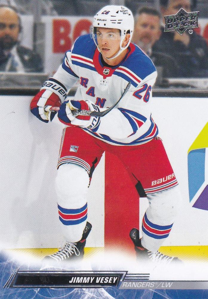 Jimmy Vesey #594 New York Rangers | 2022-23 Upper Deck | NHL Trading Card