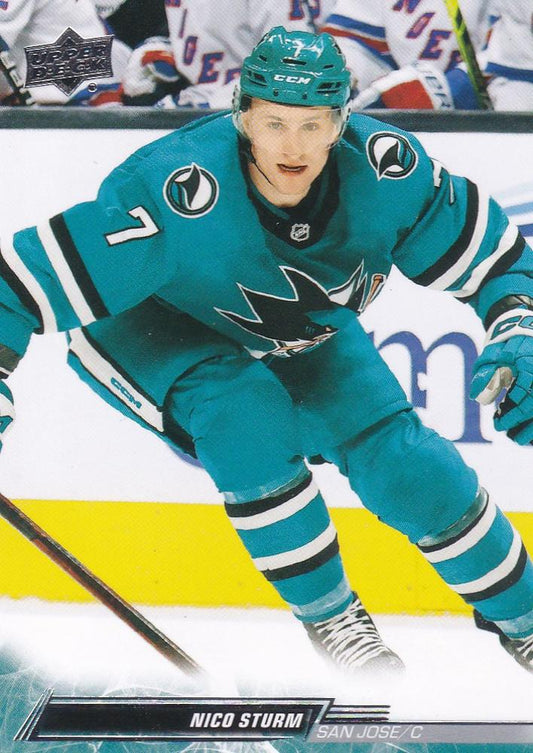 Nico Sturm #615 San Jose Sharks | 2022-23 Upper Deck | NHL Trading Card