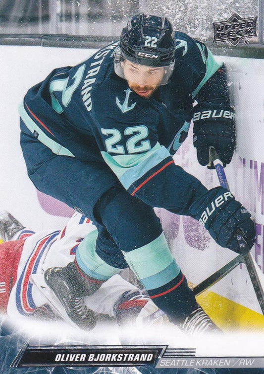 Oliver Bjorkstrand #617 Seattle Kraken | 2022-23 Upper Deck | NHL Trading Card