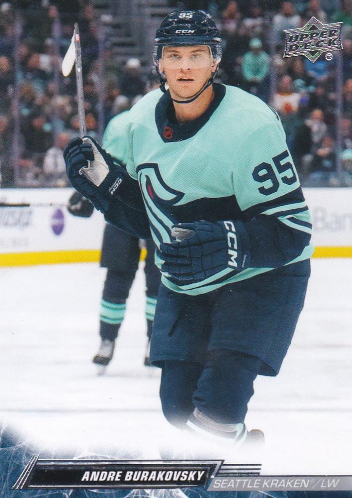 Andre Burakovsky #618 Seattle Kraken | 2022-23 Upper Deck | NHL Trading Card