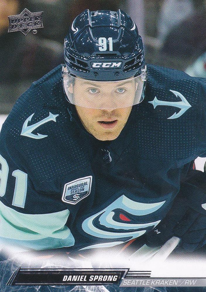 Daniel Sprong #621 Seattle Kraken | 2022-23 Upper Deck | NHL Trading Card