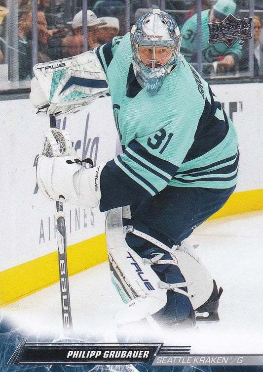 Philipp Grubauer #622 Seattle Kraken | 2022-23 Upper Deck | NHL Trading Card