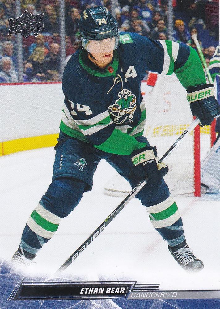 Ethan Bear #638 Vancouver Canucks | 2022-23 Upper Deck | NHL Trading Card
