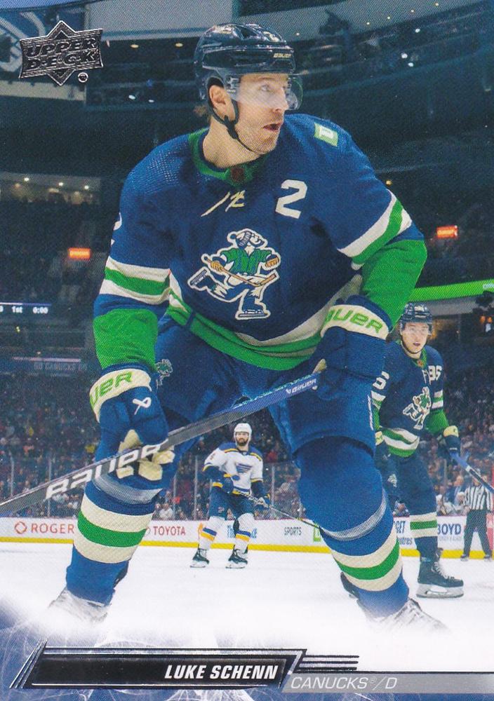 Luke Schenn #639 Vancouver Canucks | 2022-23 Upper Deck | NHL Trading Card