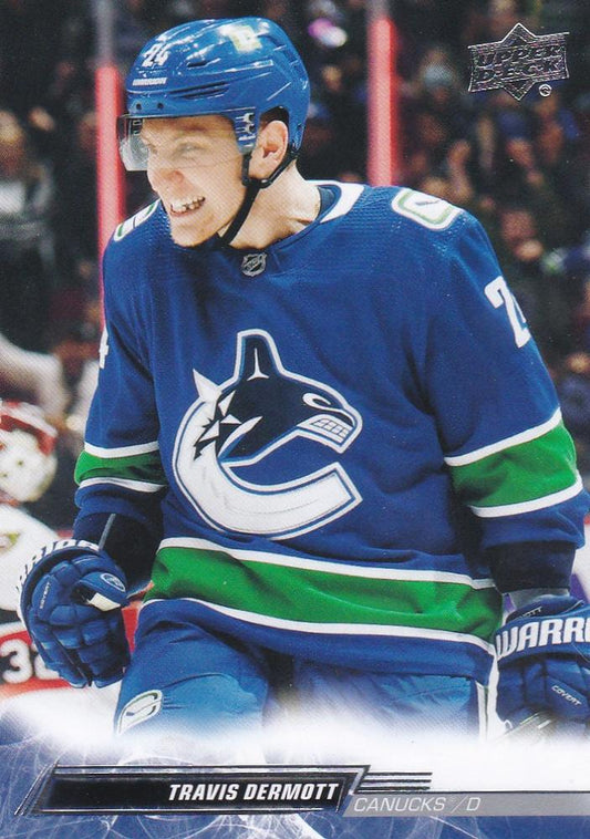 Travis Dermott #640 Vancouver Canucks | 2022-23 Upper Deck | NHL Trading Card