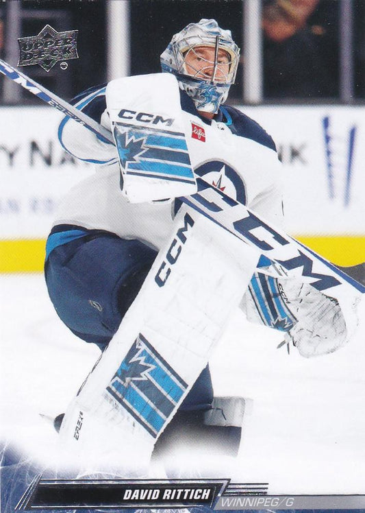 David Rittich #650 Winnipeg Jets | 2022-23 Upper Deck | NHL Trading Card