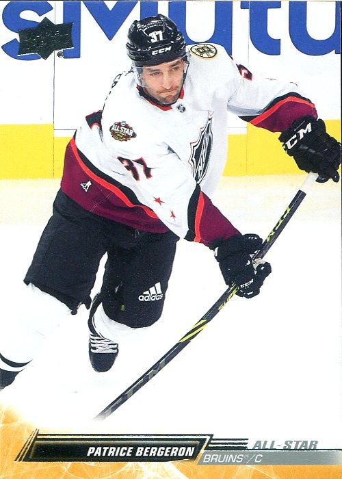 Patrice Bergeron 
AS #654 Boston Bruins | 2022-23 Upper Deck | NHL Trading Card