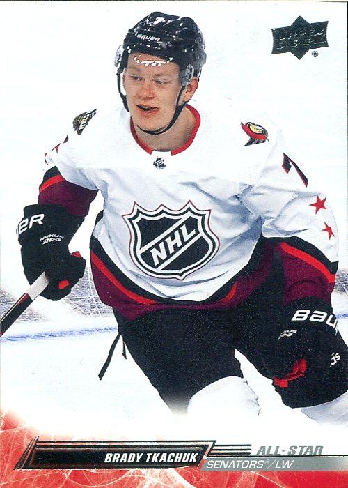 Brady Tkachuk
AS #658 Ottawa Senators | 2022-23 Upper Deck | NHL Trading Card