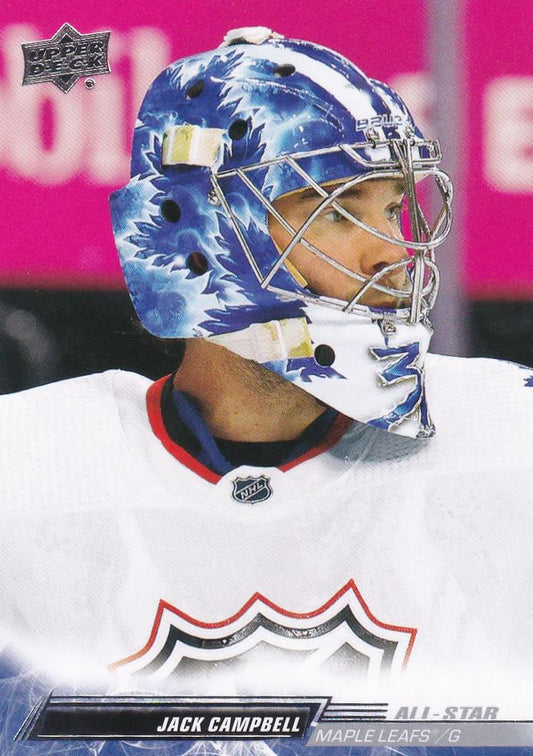 Jack Campbell 
AS #663 Toronto Maple Leafs | 2022-23 Upper Deck | NHL Card