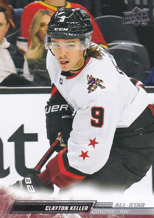 Clayton Keller 
AS #665 Arizona Coyotes | 2022-23 Upper Deck | NHL Trading Card