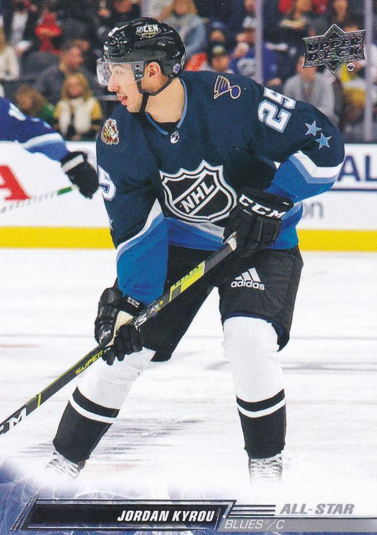 Jordan Kyrou 
AS #672 St. Louis Blues | 2022-23 Upper Deck | NHL Trading Card