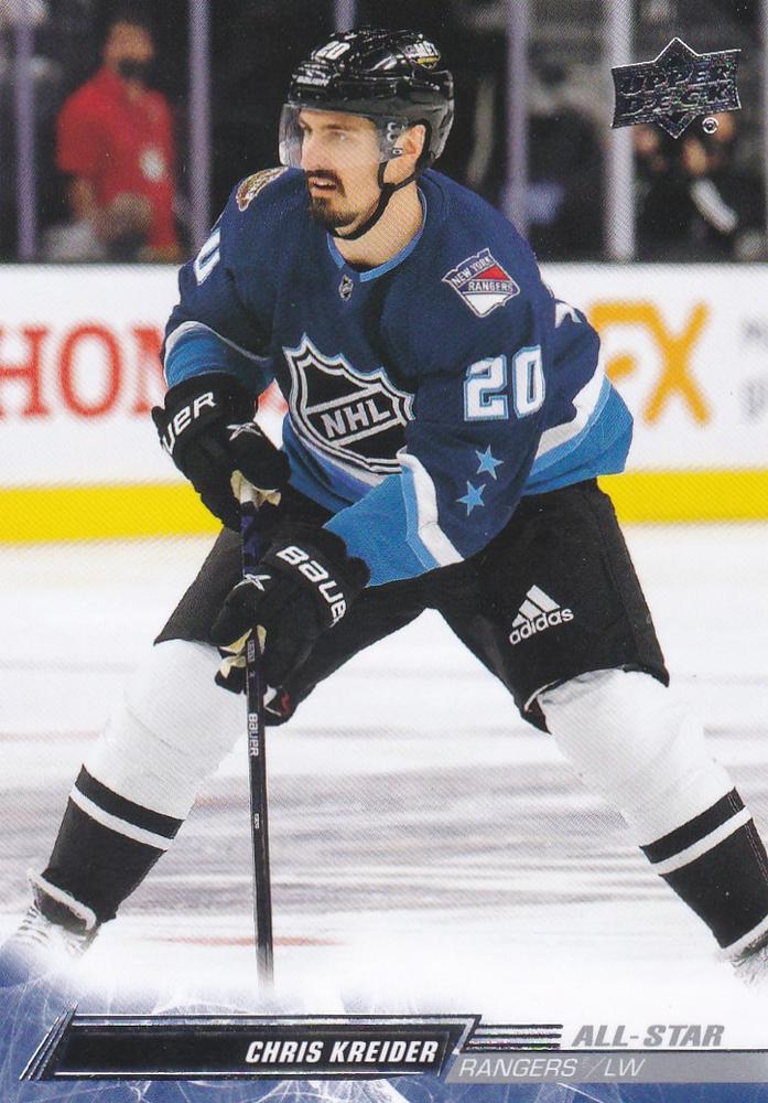 Chris Kreider 
AS #682 New York Rangers | 2022-23 Upper Deck | NHL Trading Card