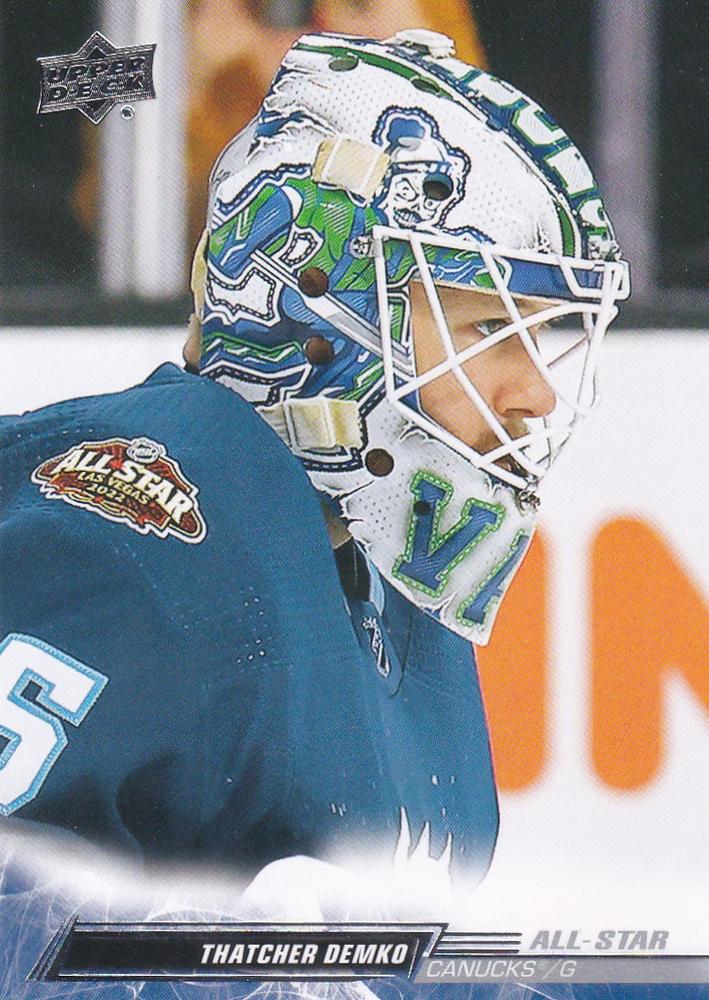 Thatcher Demko 
AS #695 Vancouver Canucks | 2022-23 Upper Deck | NHL Card