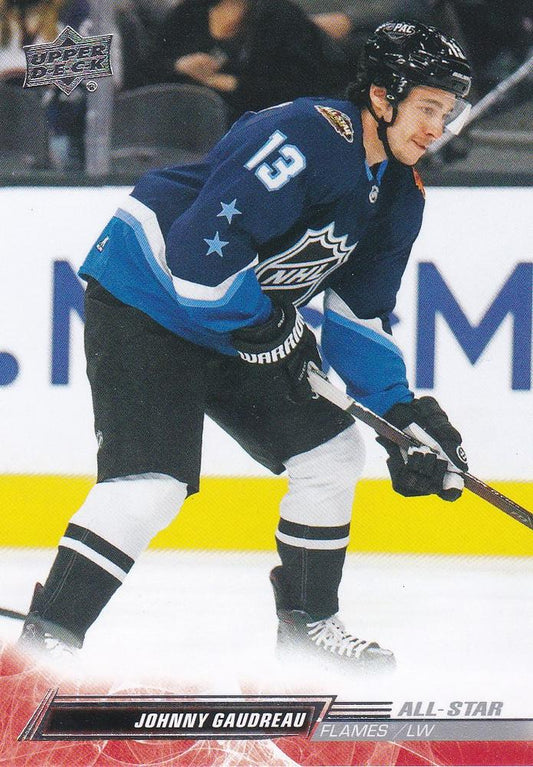 Johnny Gaudreau 
AS #696 Calgary Flames | 2022-23 Upper Deck | NHL Trading Card