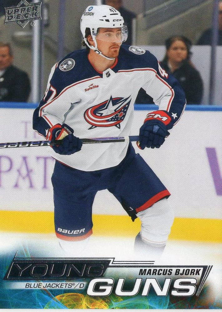 Marcus Bjork 
YG, RC #703 Columbus Blue Jackets | 2022-23 Upper Deck | NHL Card