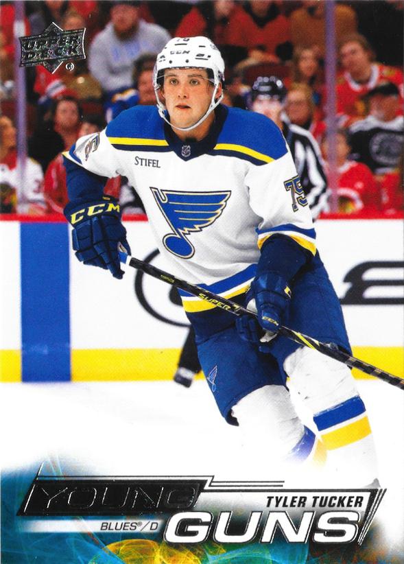 Tyler Tucker 
YG, RC #711 St. Louis Blues | 2022-23 Upper Deck | NHL Card
