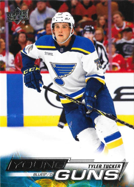 Tyler Tucker 
YG, RC #711 St. Louis Blues | 2022-23 Upper Deck | NHL Card