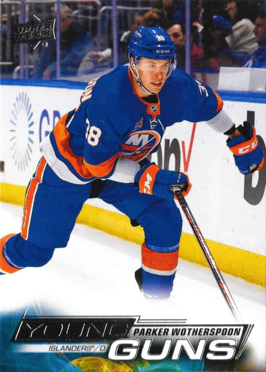 Parker Wotherspoon 
YG, RC #726 New York Islanders | 2022-23 Upper Deck | NHL Card