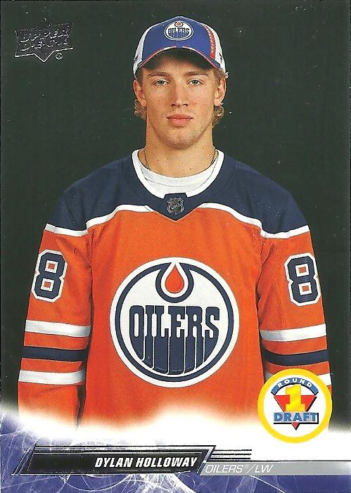 Dylan Holloway 
FRDP #736 Edmonton Oilers | 2022-23 Upper Deck | NHL Card