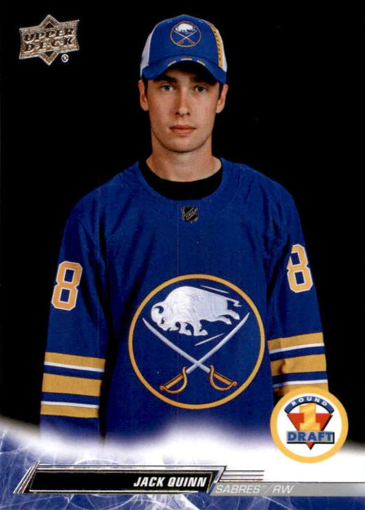 Jack Quinn 
FRDP #744 Buffalo Sabres | 2022-23 Upper Deck | NHL Trading Card