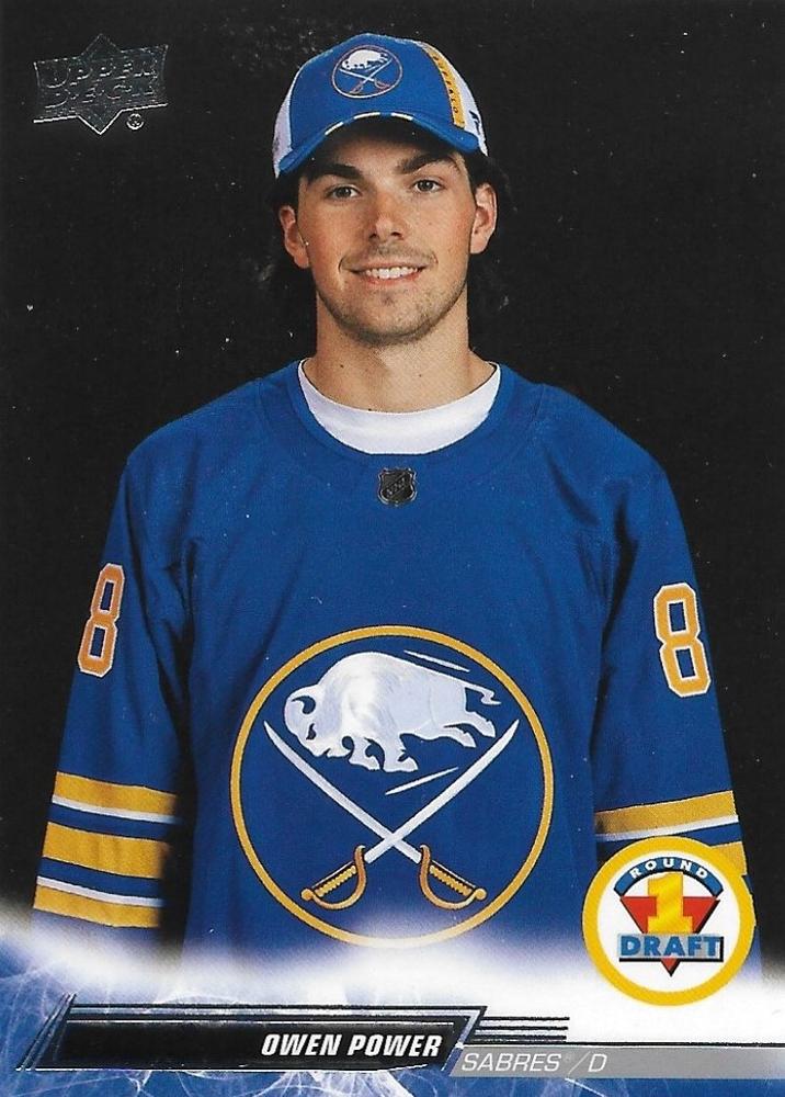 Owen Power 
FRDP #750 Buffalo Sabres | 2022-23 Upper Deck | NHL Trading Card