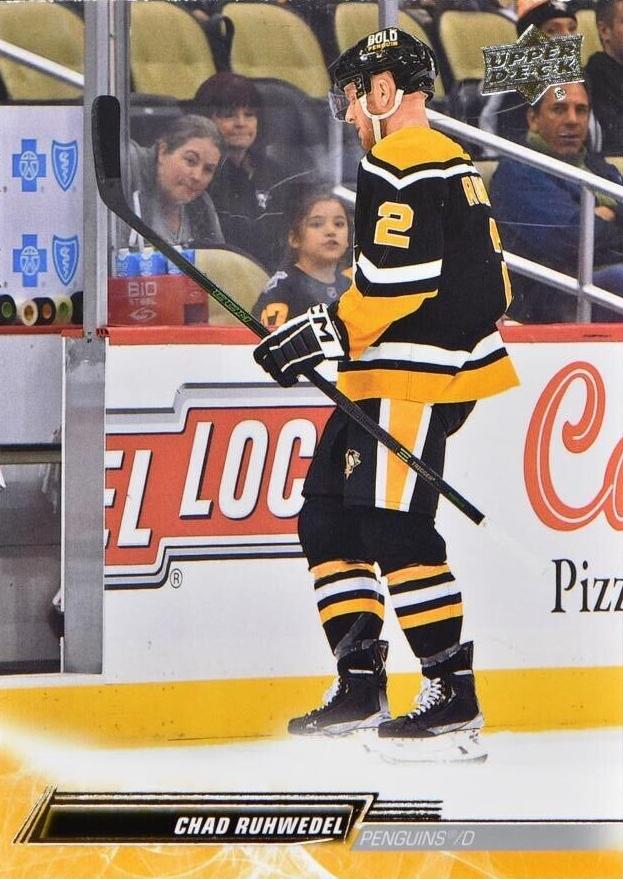 Chad Ruhwedel 
SP, VAR #609 Pittsburgh Penguins | 2022-23 Upper Deck | NHL Card