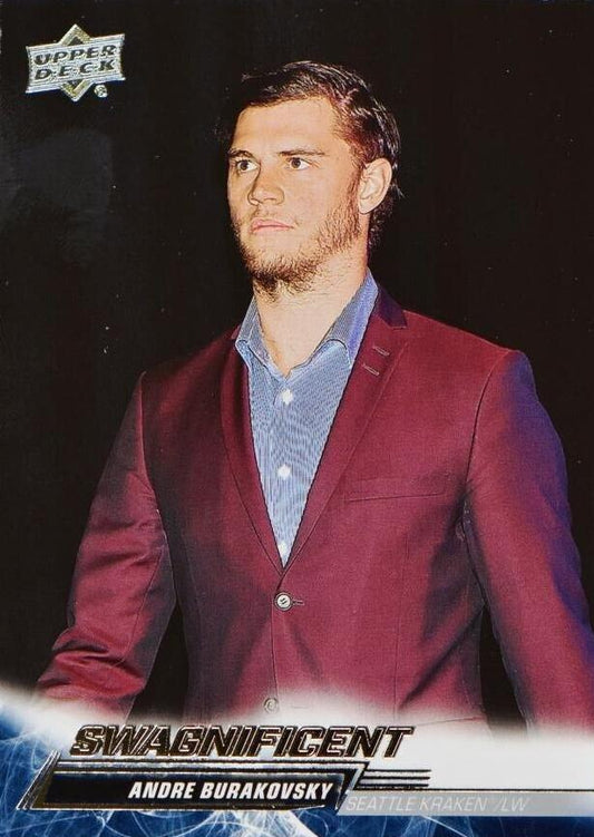 Andre Burakovsky 
SP, VAR #618 Seattle Kraken | 2022-23 Upper Deck | NHL Card