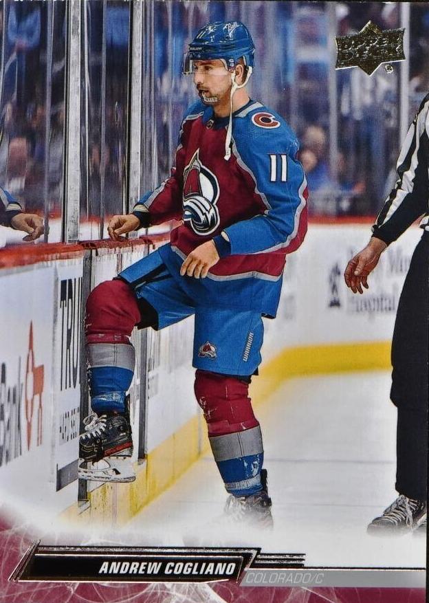 Andrew Cogliano 
SP, VAR #539 Colorado Avalanche | 2022-23 Upper Deck | NHL Card
