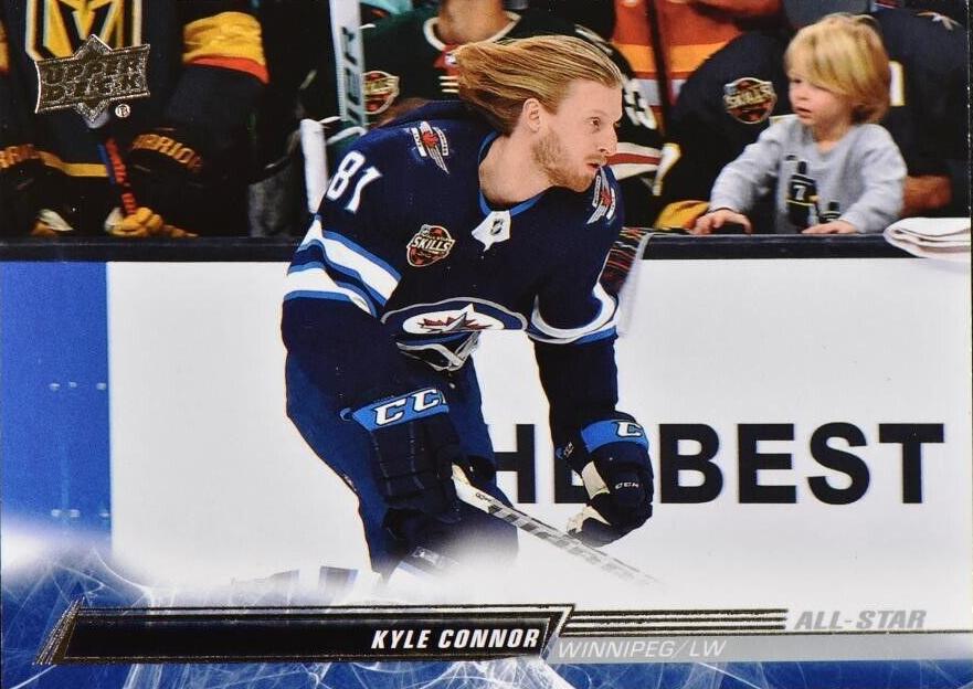 Kyle Connor 
SP, VAR #671 Winnipeg Jets | 2022-23 Upper Deck | NHL Trading Card
