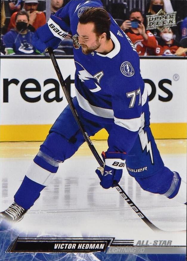 Victor Hedman
SP, VAR #662 Tampa Bay Lightning | 2022-23 Upper Deck | NHL Card