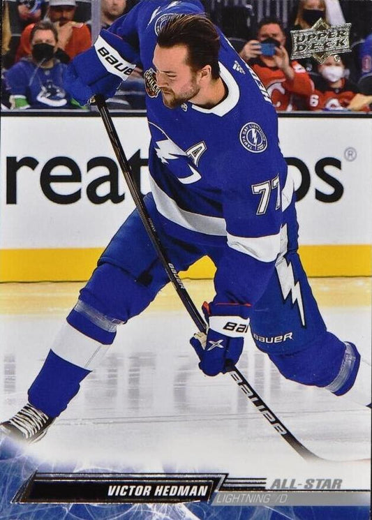 Victor Hedman 
SP, VAR #662 Tampa Bay Lightning | 2022-23 Upper Deck | NHL Card
