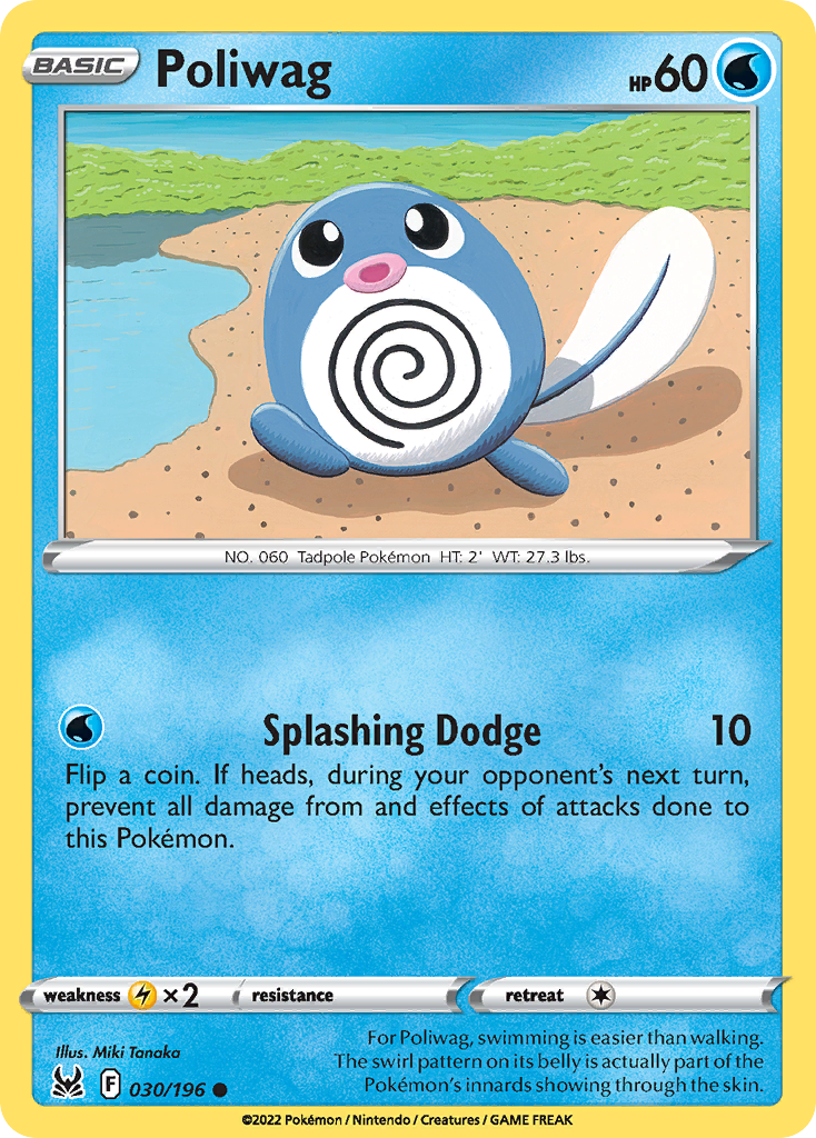 Poliwag 30/196 Common | Lost Origin | Pokemon Card – Brickheads