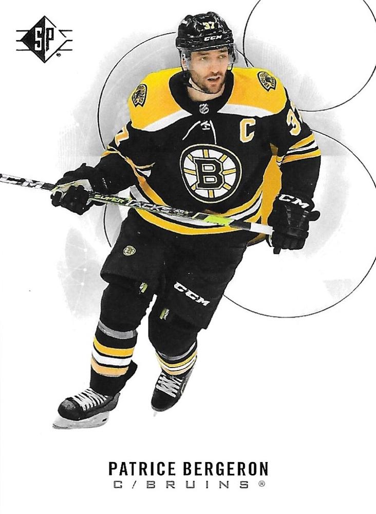 Patrice Bergeron #31 Boston Bruins | 2020-21 SP | NHL Trading Card
