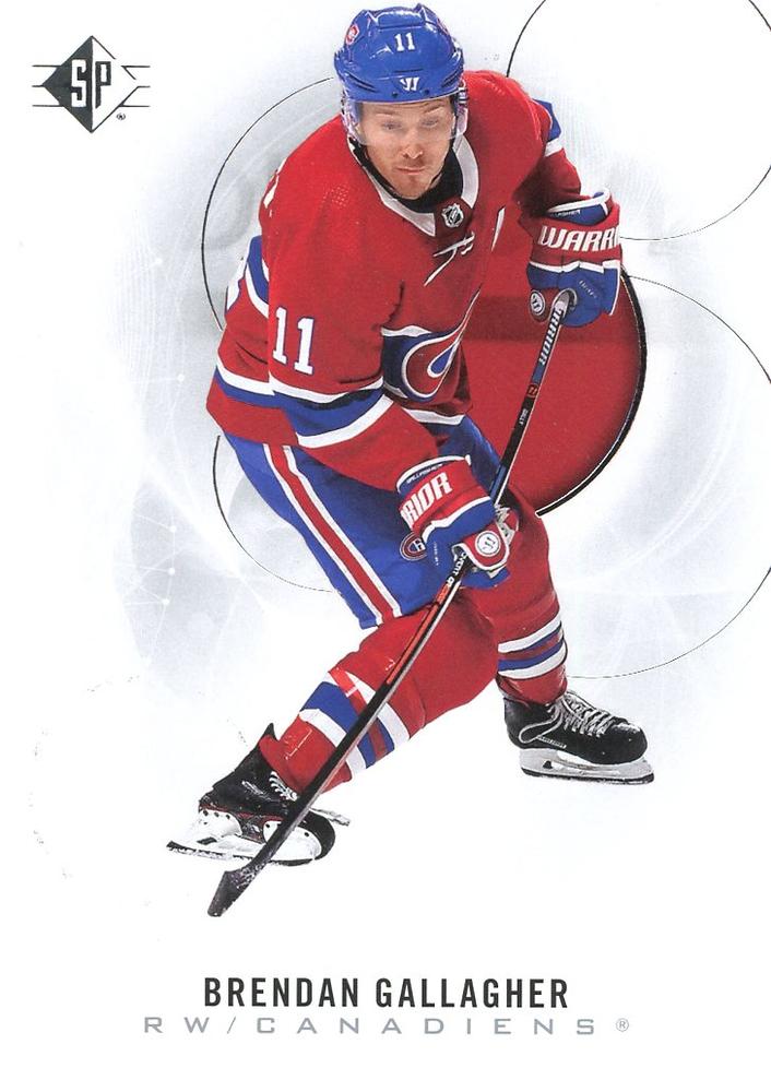 Brendan Gallagher #65 Montreal Canadiens | 2020-21 SP | NHL Trading Card