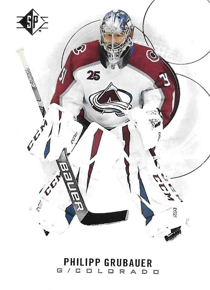 Philipp Grubauer #70 Colorado Avalanche | 2020-21 SP | NHL Trading Card