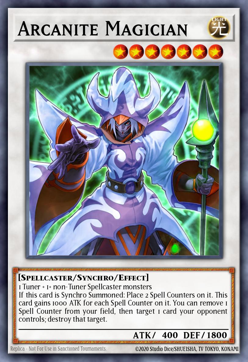 yugioh spell counter cards YuGiOh 5Ds Structure Deck Spellcasters Command Single Card Common Pitch-Black Power Stone SDSC-EN036 Arcanite Magician - INCH-EN049 Super