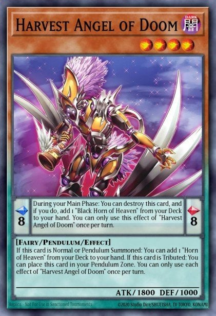 Harvest Angel of Doom - CYAC-EN026 Super Rare | Yu-Gi-Oh! Card Brickheads Collectables Harvest Angel of Doom - CYAC-EN026 Super Rare | Yu-Gi-Oh! Card Brickheads Collectables