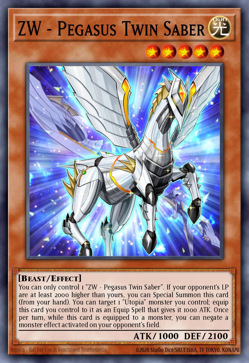 ZW Pegasus Twin Saber - MP22-EN057 Super Rare | Yu-Gi-Oh! Card