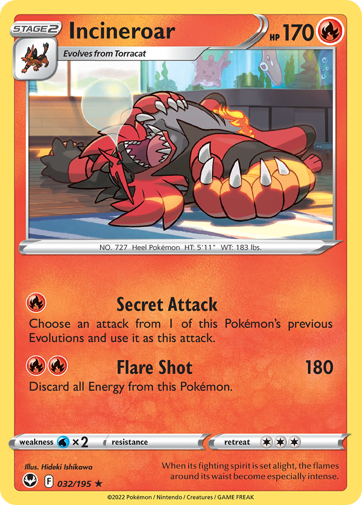 Buy Incineroar | Silver Tempest | Pokemon Card Australia Brickheads Collectables Buy Incineroar | Silver Tempest | Pokemon Card Australia Brickheads Collectables