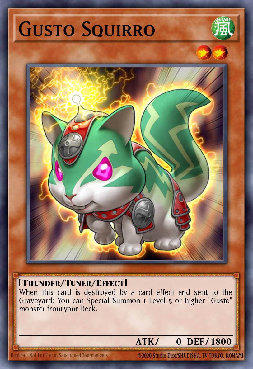 Gusto Squirro - HA06-EN011 Super Rare