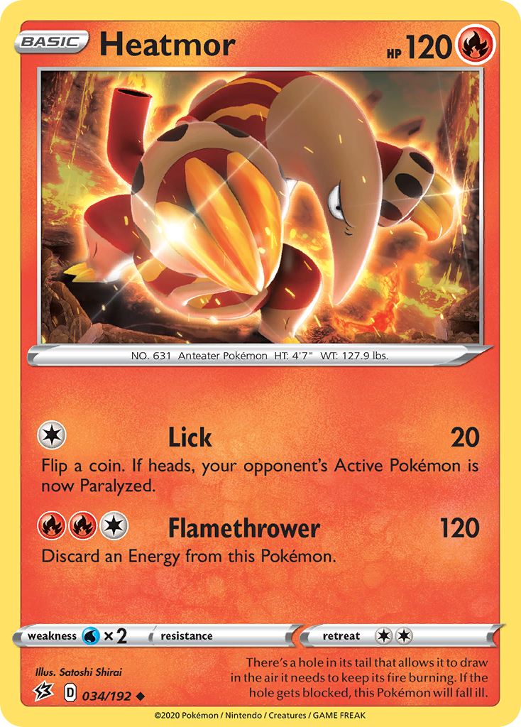 pokemon card heatmor Buy Heatmor Uncommon | Rebel Clash
