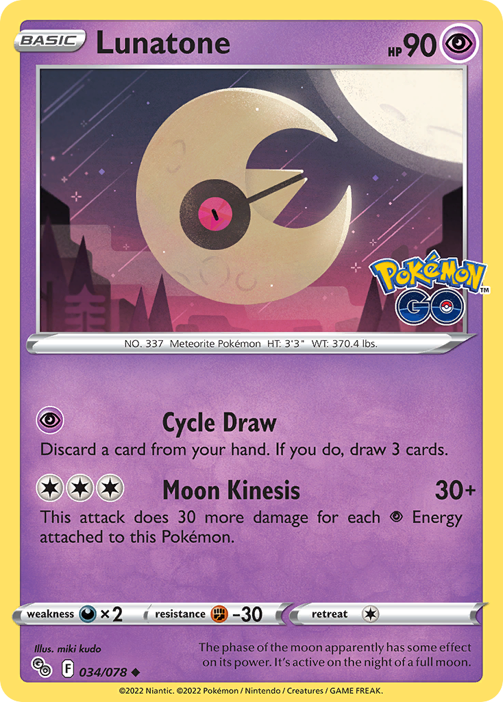 Buy Lunatone Uncommon | Pokmon GO | Pokemon Card Australia Brickheads Collectables Buy Lunatone Uncommon | Pokmon GO | Pokemon Card Australia Brickheads Collectables