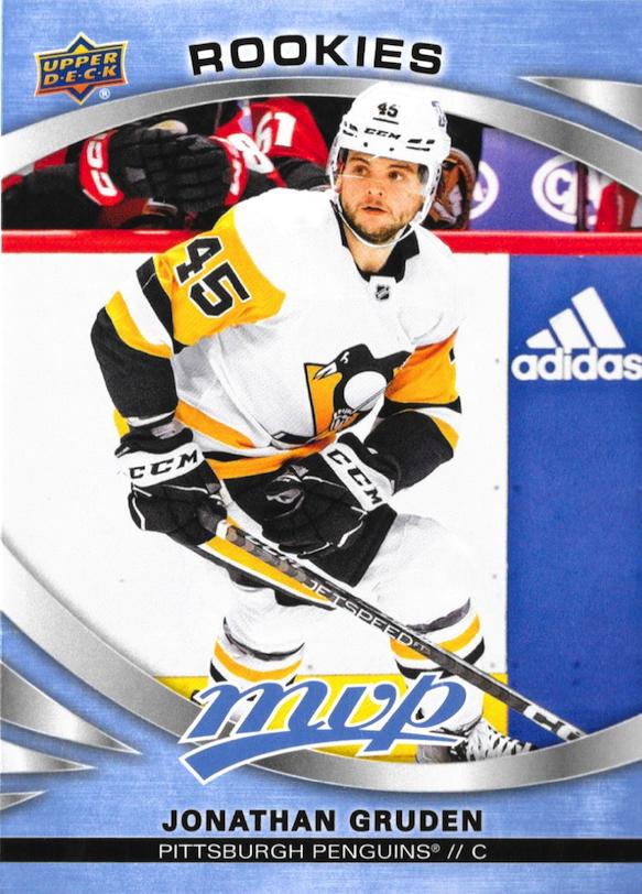 Jonathan Gruden 
ROO, RC #225 Pittsburgh Penguins | 2023-24 Upper Deck MVP | NHL Card